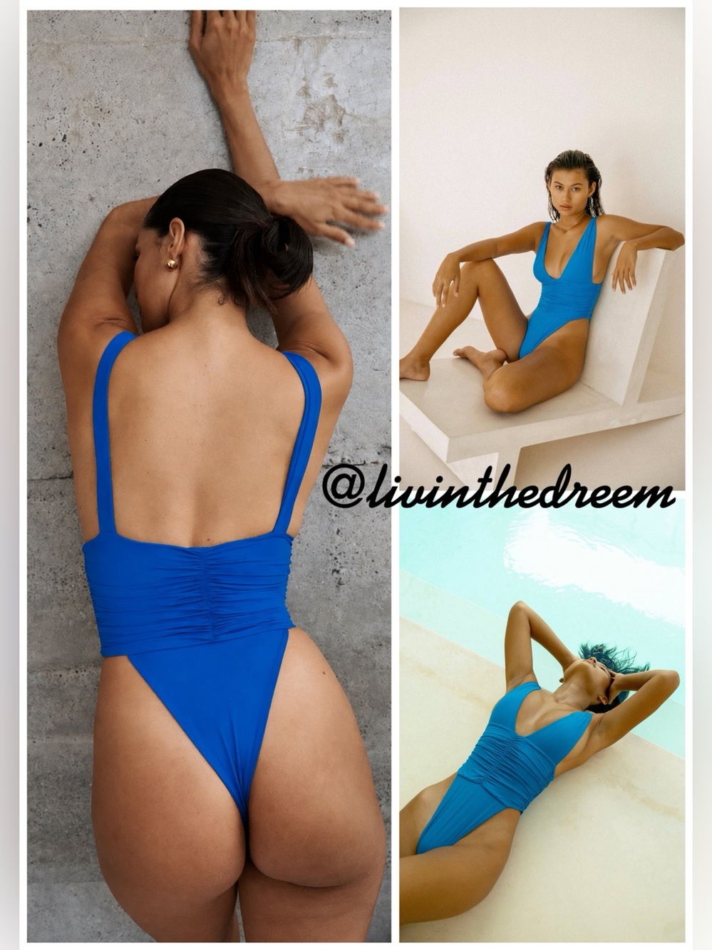 RIOT Echo One Piece Minimal - Ocean Water SZ L